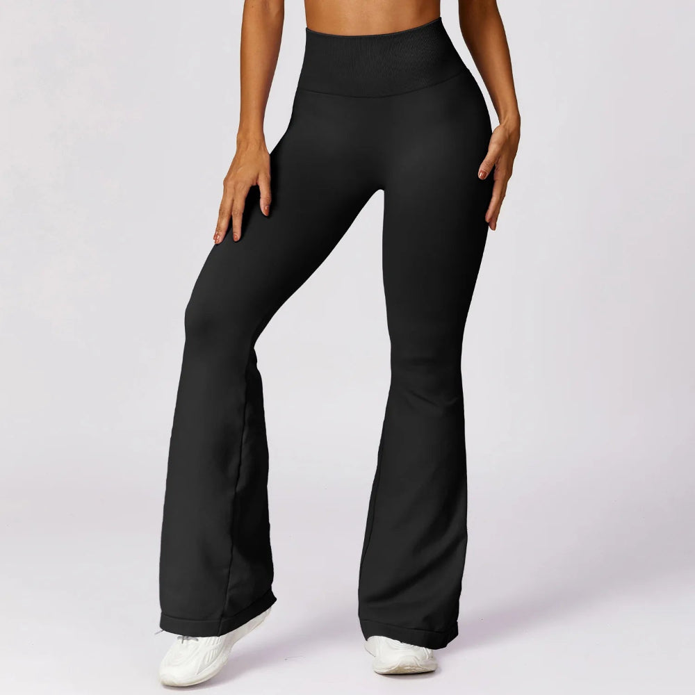 High Waist Scrunch Flare Leggings