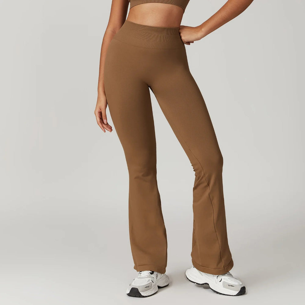 High Waist Scrunch Flare Leggings